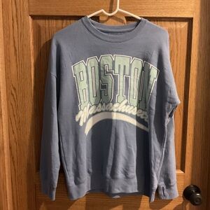 Abercrombie Kids Boston Massachusetts Graphic Sweatshirt Blue Size 15/16